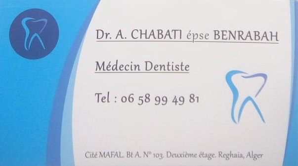Docteur A. CHABATI épouse BENRABAH