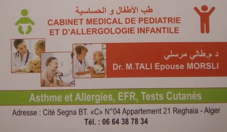 Docteur M. TALI épouse MORSLI