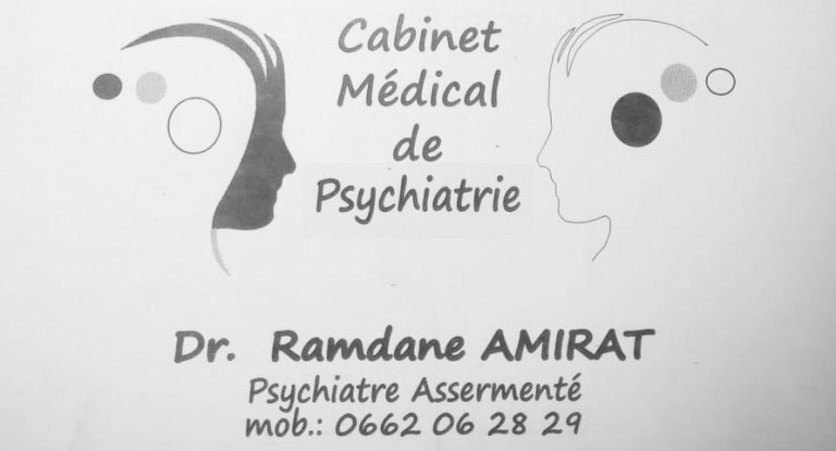 CABINET MEDICAL DE PSYCHIATRIE DOCTEUR RAMDANE AMIRAT
