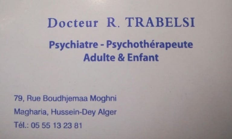 CABINET MEDICAL DE PSYCHIATRIE DOCTEUR R. TRABELSI
